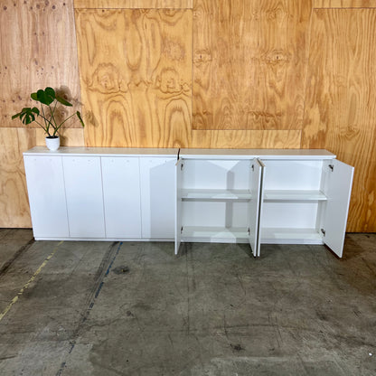 White 4-Door Sideboard
