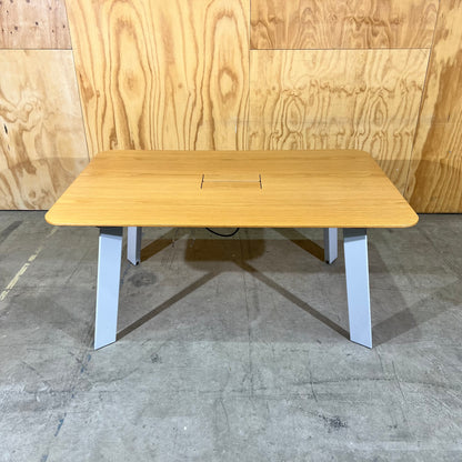 Executive Boardroom Meeting Table with Integrated Power Port