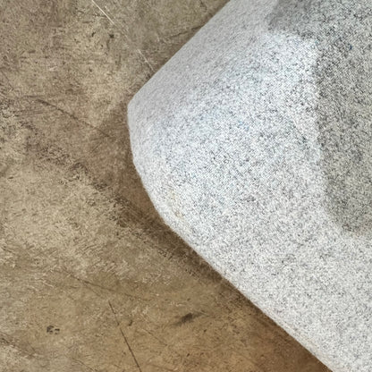 Grey/Light Blue Two Person Booth Seat