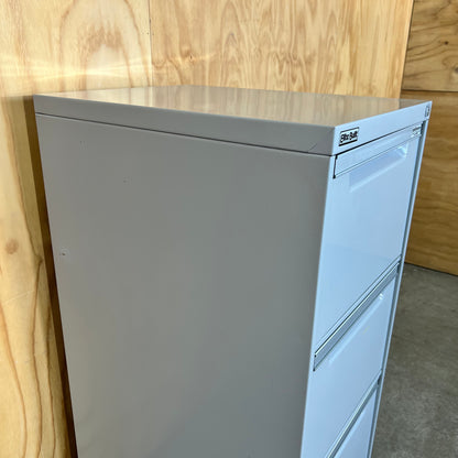 Light Grey Metal Filing Cabinet