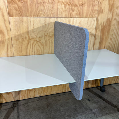 Grey Felt Desk Divider