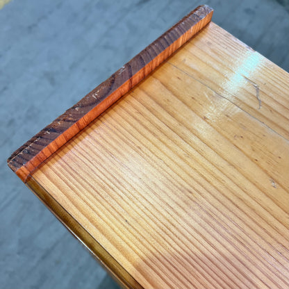 Solid Pine 4-Tier Bookshelf
