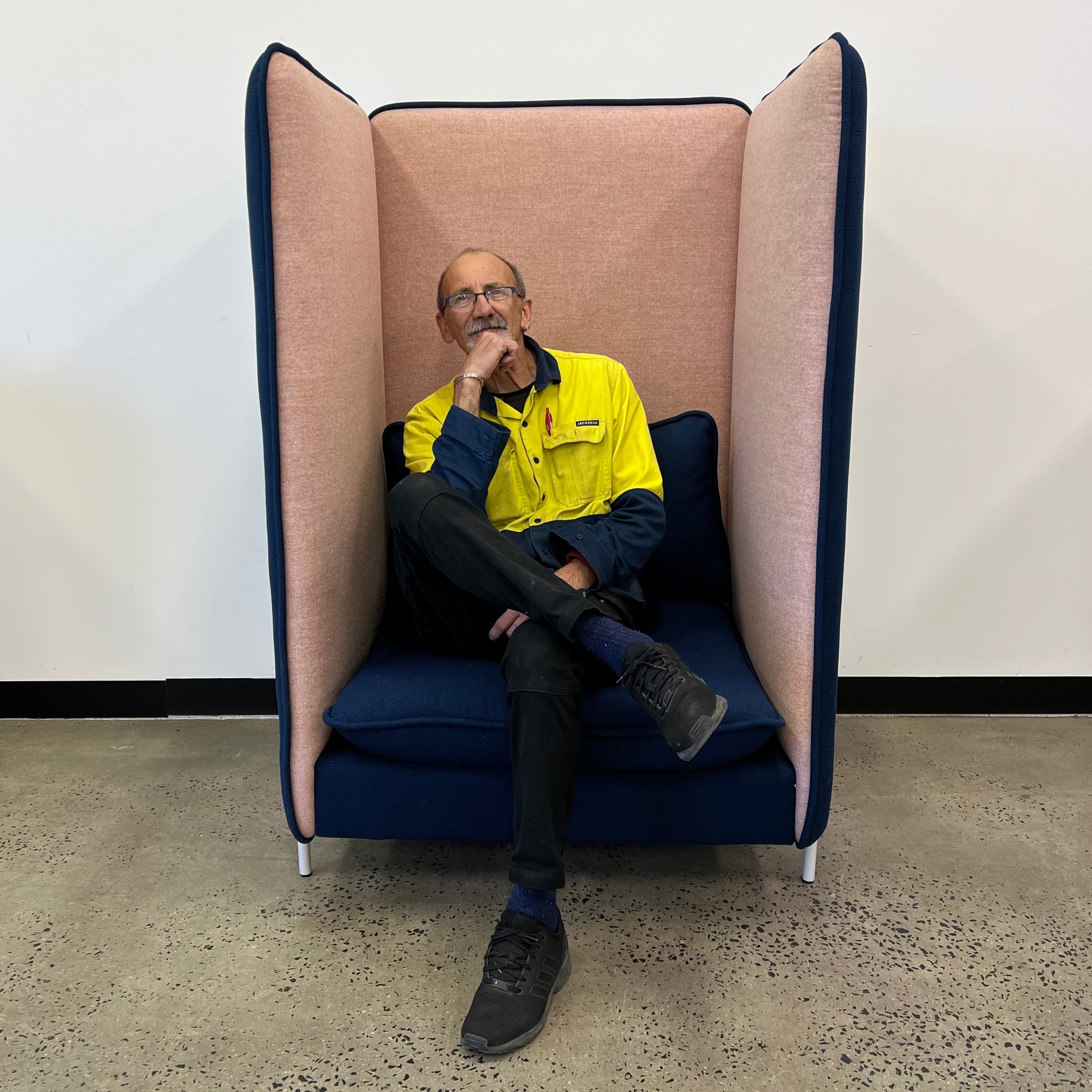 Ed in office privacy chair secondhand