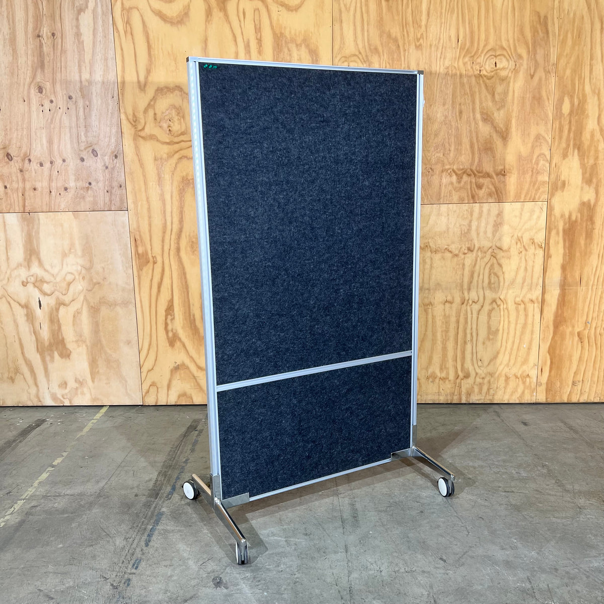 Freestanding Whiteboard and Felt Pin Board on Wheels