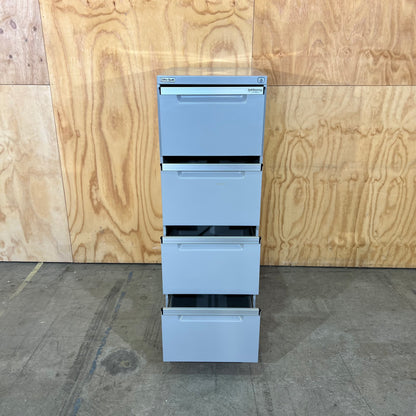 Light Grey Metal Filing Cabinet