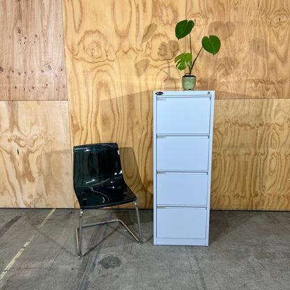 Mercury Light Grey Metal Filing Cabinet