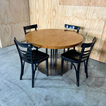 Industrial Timber & Steel Dining Table