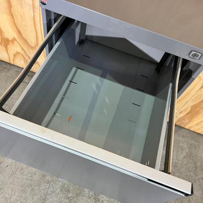 Steel Grey 4-Drawer Filing Cabinet