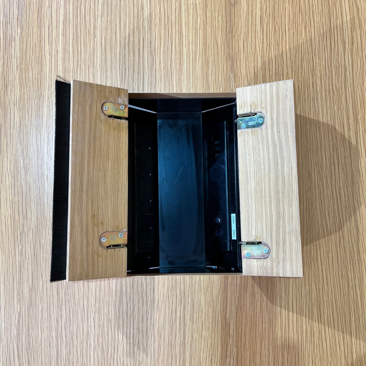 Executive Boardroom Meeting Table with Integrated Power Port