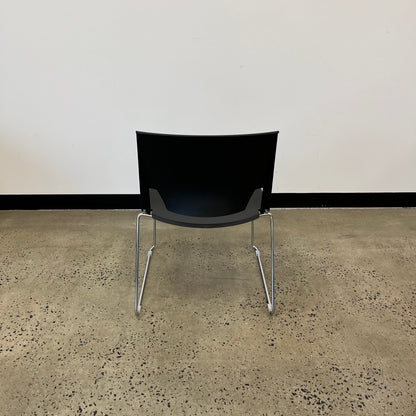 Haworth Very Wire Black Sled Chair