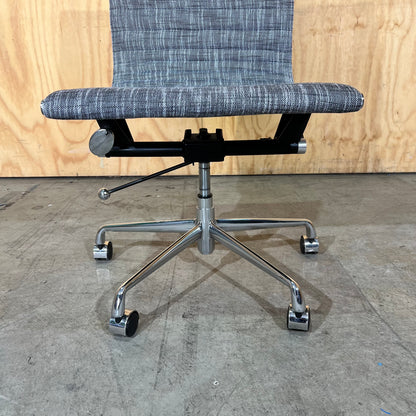 Grey Upholstery and Chrome Task Chair