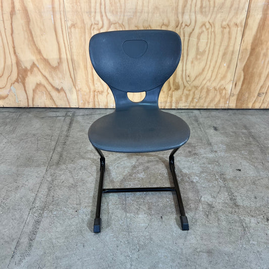 Charcoal Cantilever Student Chair