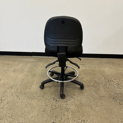 Gregory Inca Black Drafting Chair