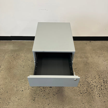 Grey 3 Drawer Pedestal