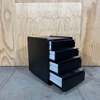 Access Black 4 Drawer Pedestal