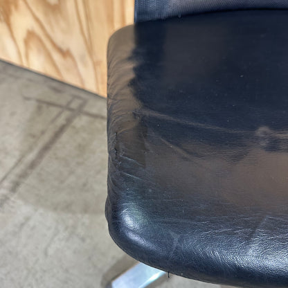 Life Chair by Formway Leather Seat with mesh back