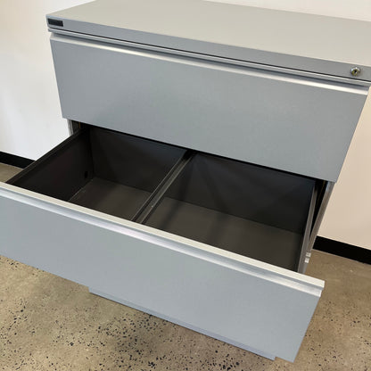 Schiavello Wide Filing Cabinet Grey 4 Drawer