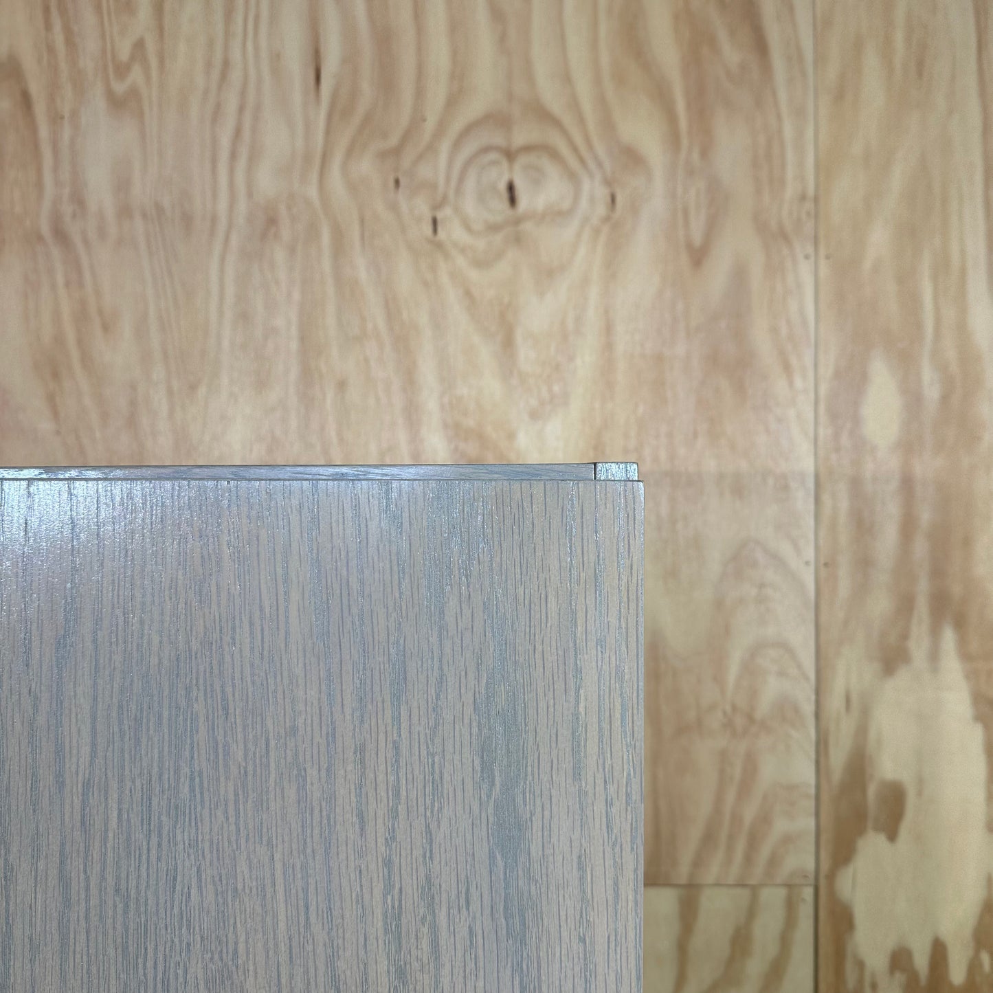 Wood veneer coat cupboard