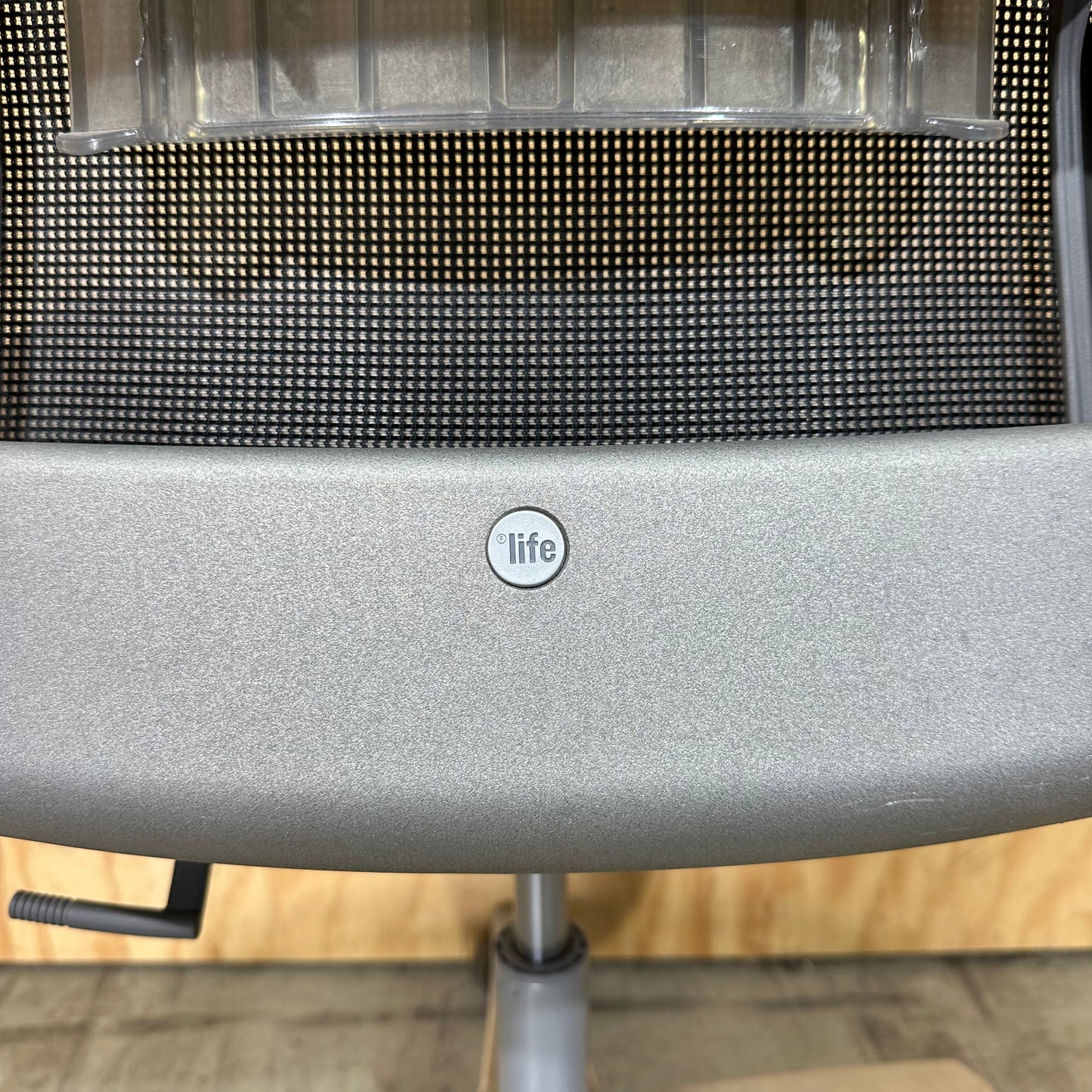 Life Chair by Formway Leather Seat with mesh back