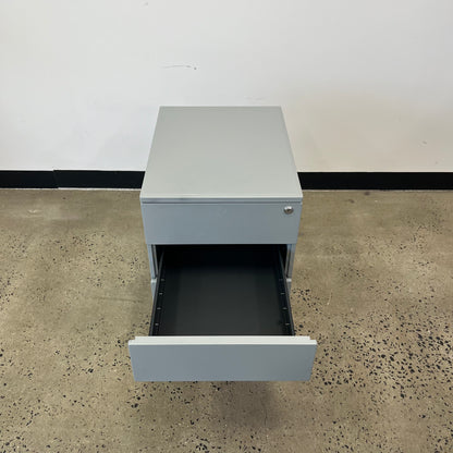 Grey 3 Drawer Pedestal