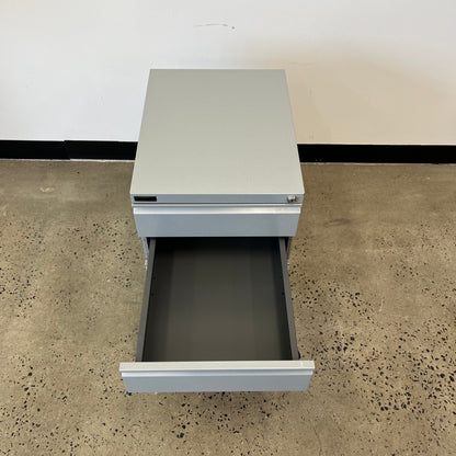 Schiavello 3 Drawer Pedestal Caddy in Light Grey