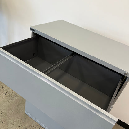 Schiavello Wide Filing Cabinet Grey 4 Drawer