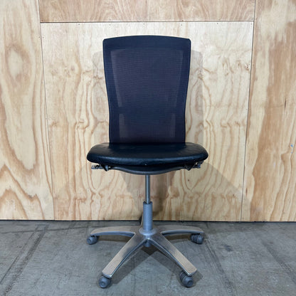 Life Chair by Formway Leather Seat with mesh back