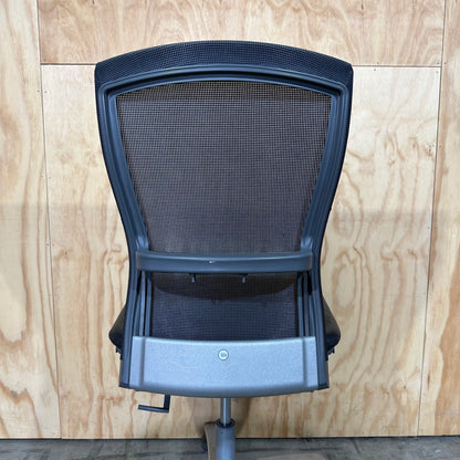 Life Chair by Formway Leather Seat with mesh back