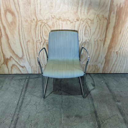 BULK BUY: Upholstered Visitor Chair on Chrome Frame