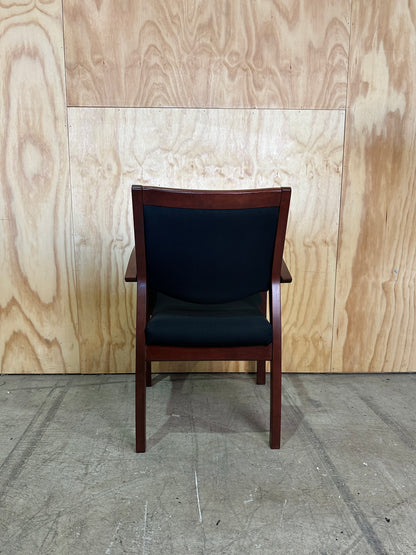 Redfurn Mid-Century Mahogany Framed Guest Chair