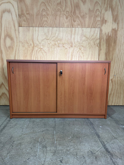 Timber Veneer Buffet Unit with Keys