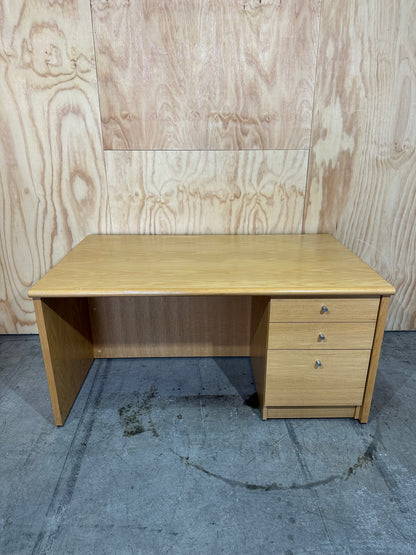 Timber Desk and Drawers