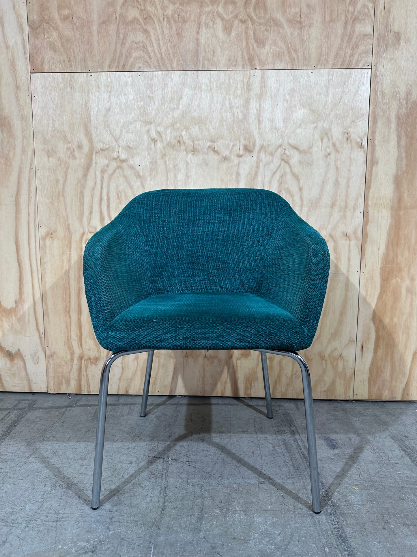 Turquoise Upholstered Tub Chair by Diami Australia