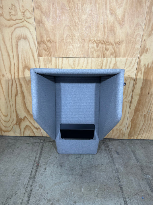 BuzziSpace BuzziHood Acoustic Telephone Booth in Grey