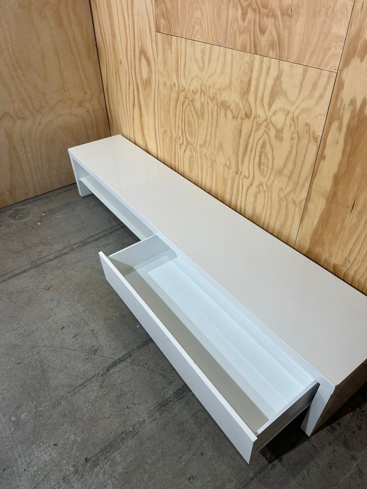 Long TV Unit with Drawers