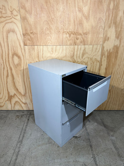 Elitebuilt 3 Drawer filing cabinet light grey