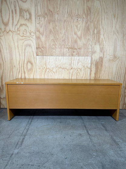 Timber veneer desk