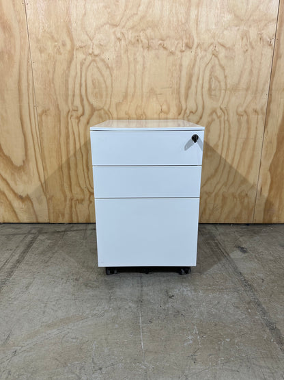 White Pedestal with Key