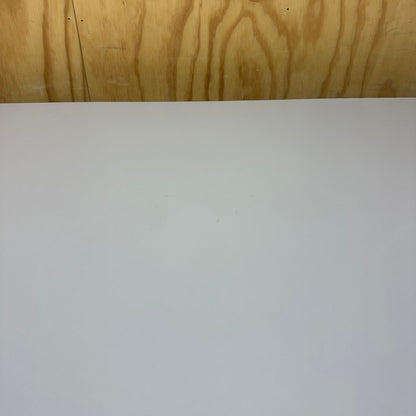 Grey Melamine Office Table with Rounded Edges