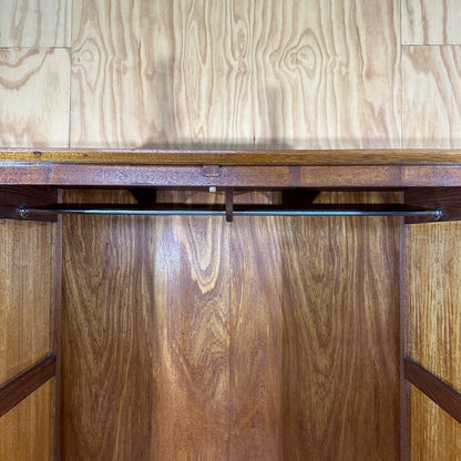 Vintage Mid-Century Timber Wardrobe