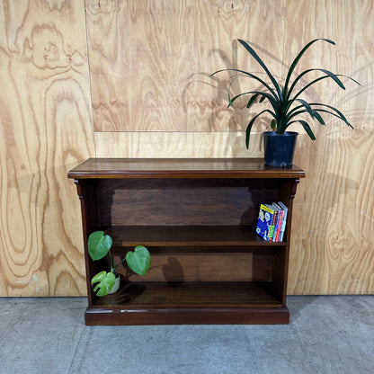 Victorian Style Mahogany Open Bookcase