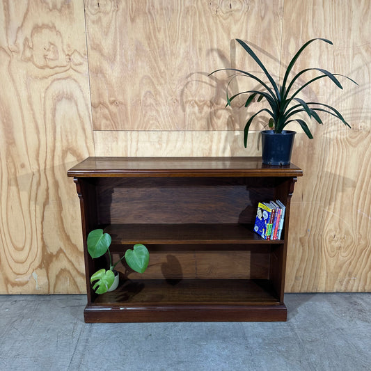 Victorian Style Mahogany Open Bookcase