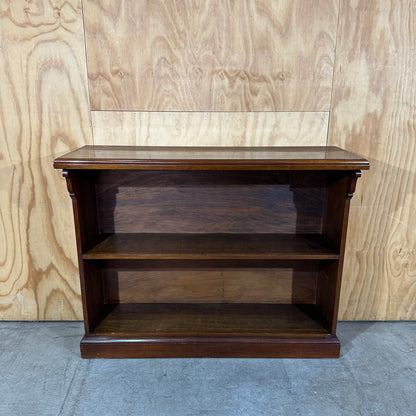 Victorian Style Mahogany Open Bookcase
