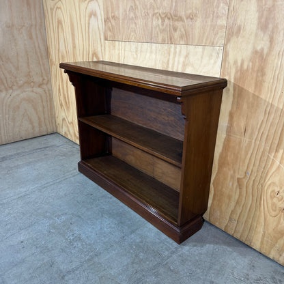 Victorian Style Mahogany Open Bookcase
