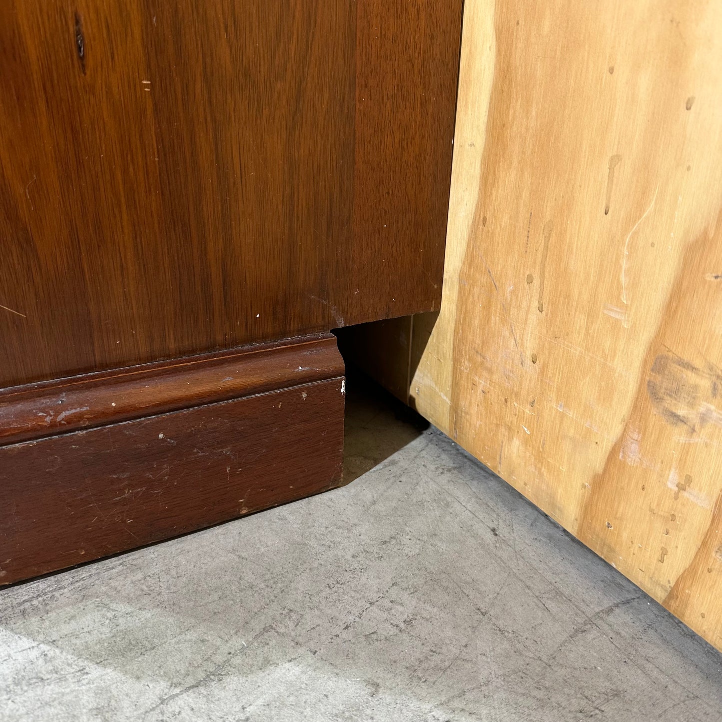 Victorian Style Mahogany Open Bookcase