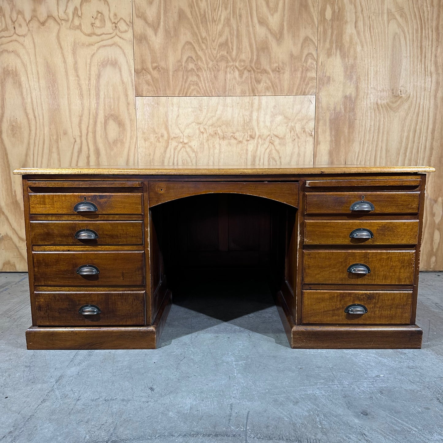 Vintage Executive Wooden Desk