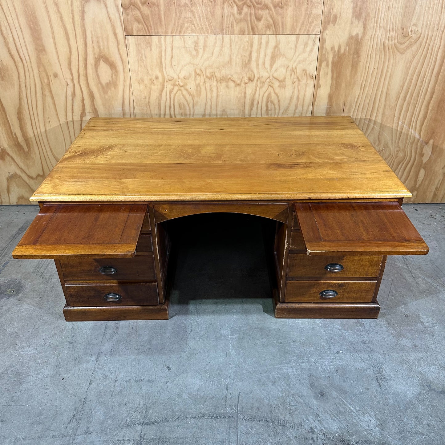 Vintage Executive Wooden Desk