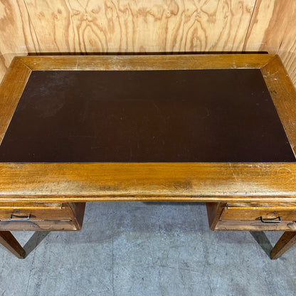 Vintage Executive Timber Writing Desk