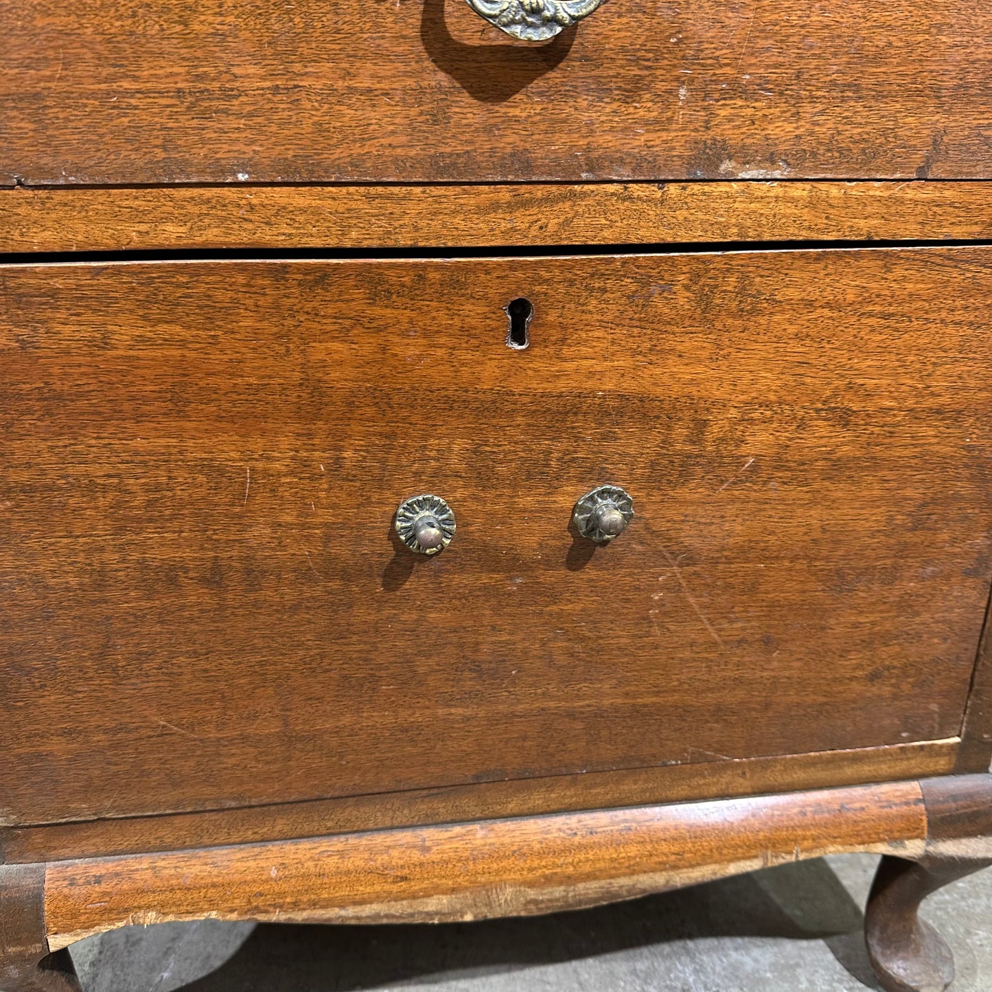 Vintage Twin Pedestal Executive Desk