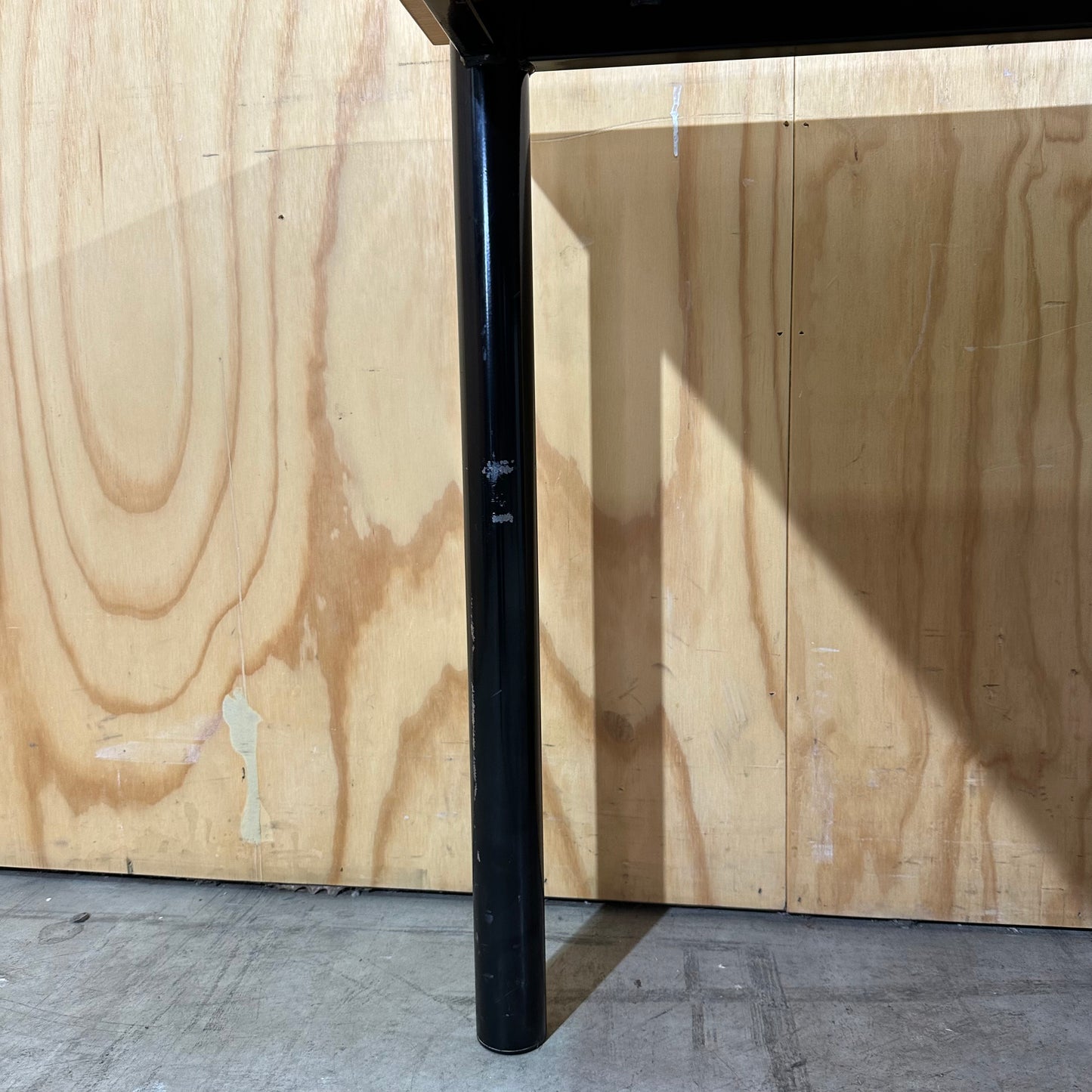 Rapidline Wood Veneer Table with Steel Frame